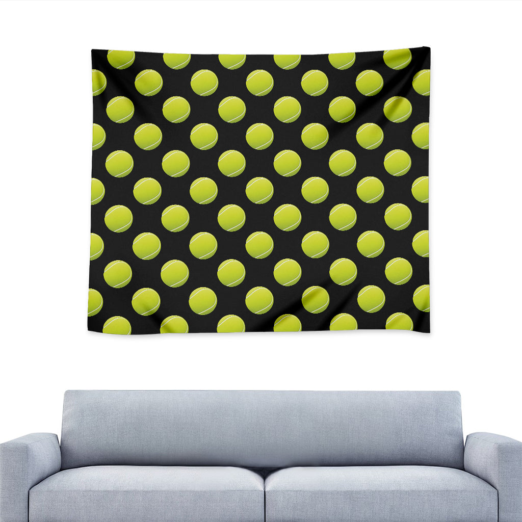 Tennis Balls Pattern Print Tapestry