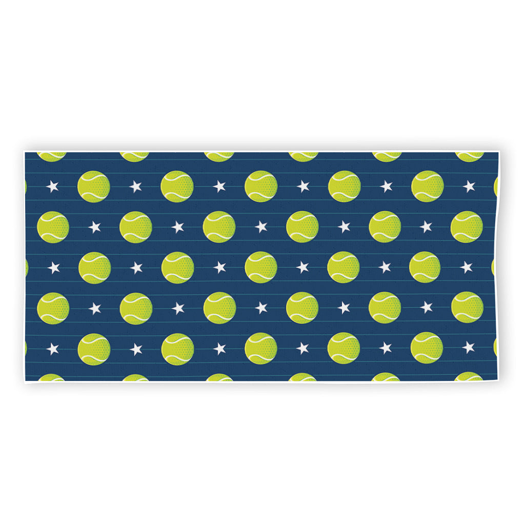 Tennis Sport Pattern Print Beach Towel