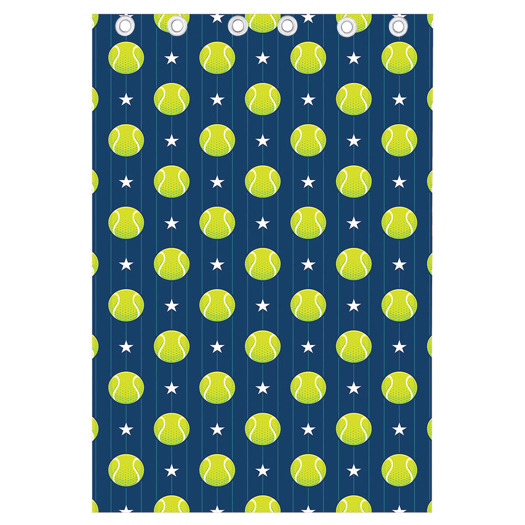 Tennis Sport Pattern Print Curtain