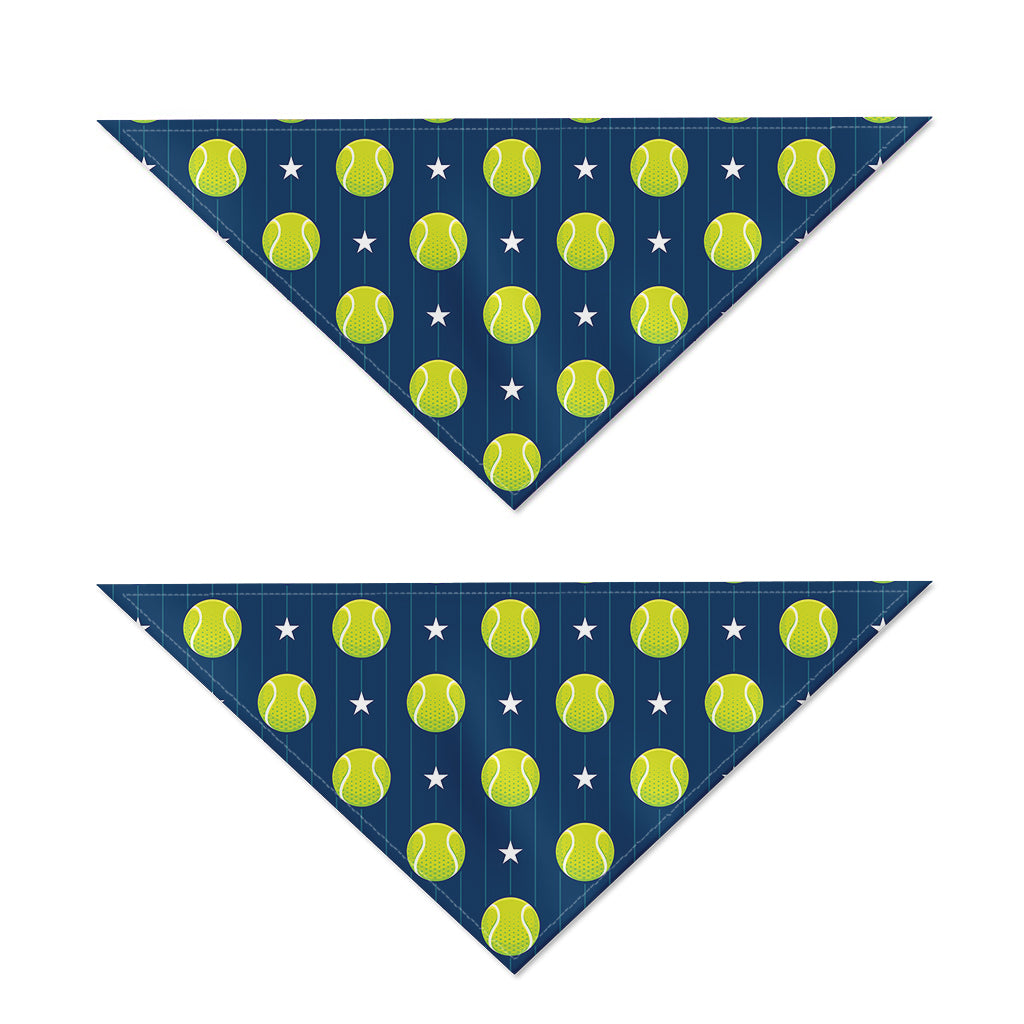 Tennis Sport Pattern Print Dog Bandana
