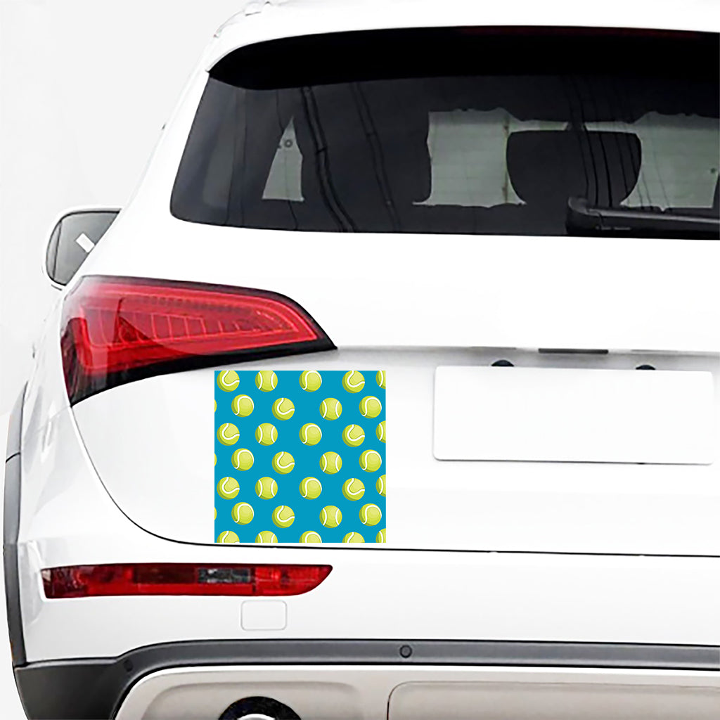Tennis Theme Pattern Print Car Sticker