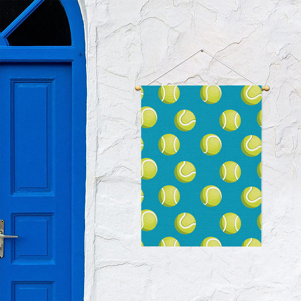 Tennis Theme Pattern Print Garden Flag