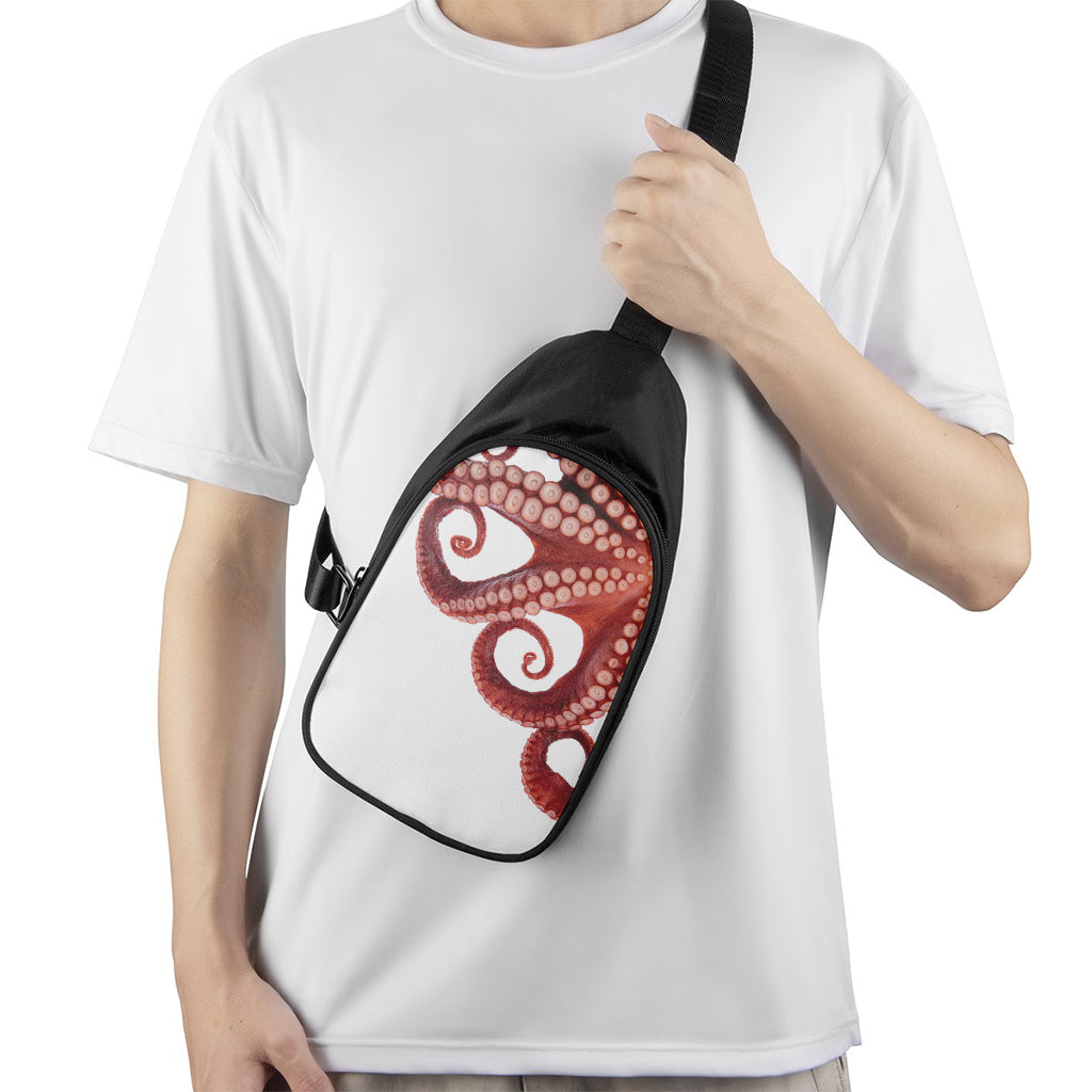 Tentacles Of Octopus Print Chest Bag