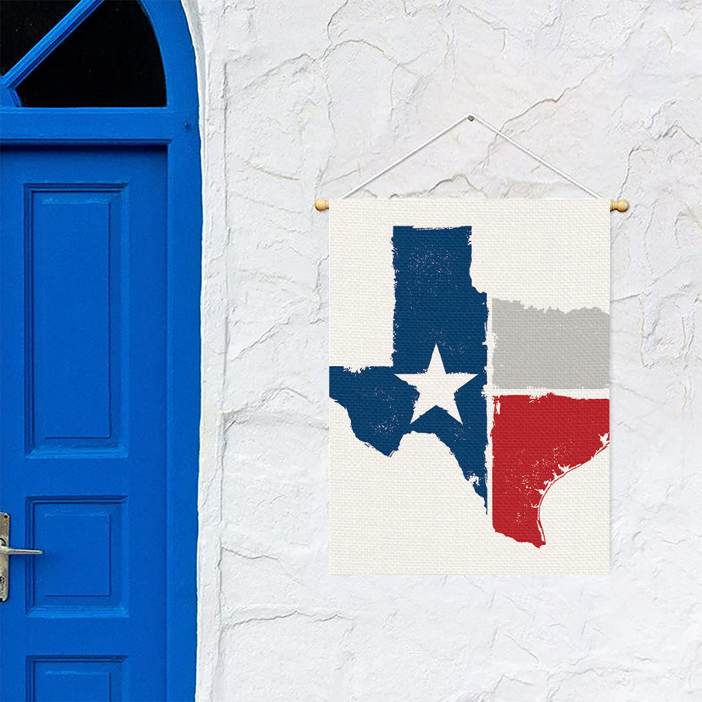 Texas State Flag Print Garden Flag