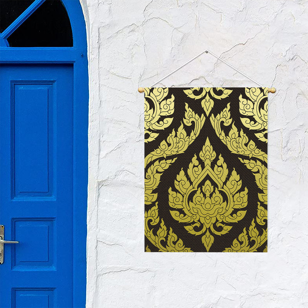 Thai Ornament Pattern Print Garden Flag