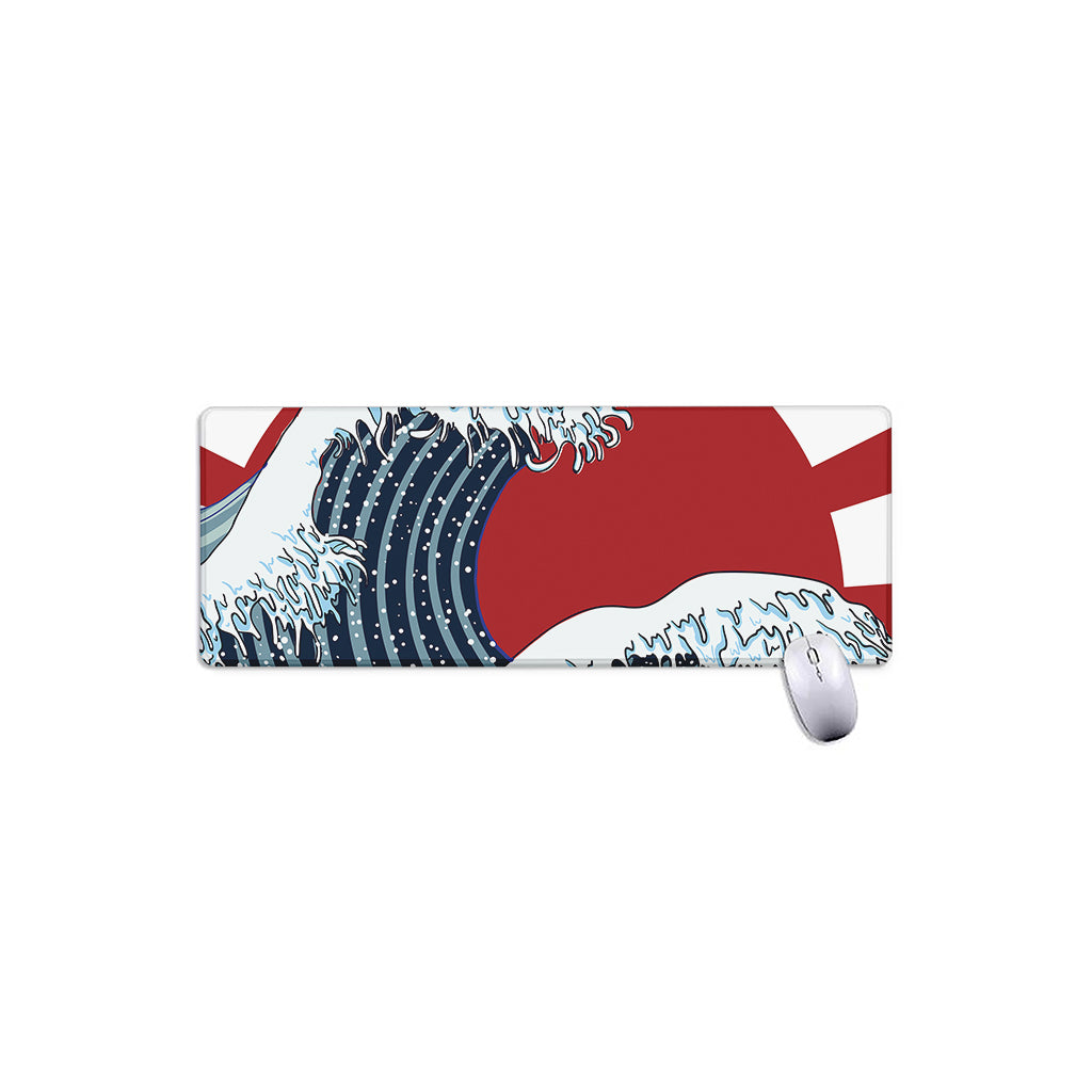 The Great Kanagawa Wave Print Extended Mouse Pad