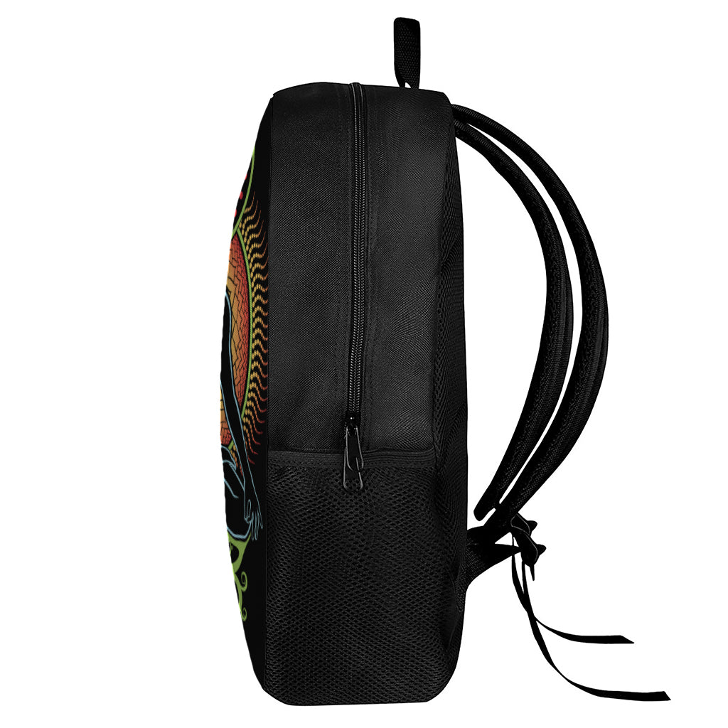 The Seven Chakras Print 17 Inch Backpack
