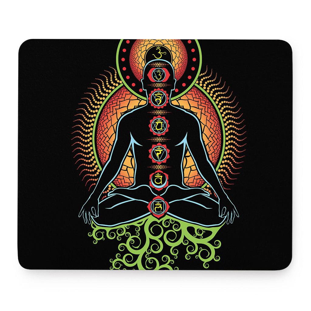 The Seven Chakras Print Mouse Pad