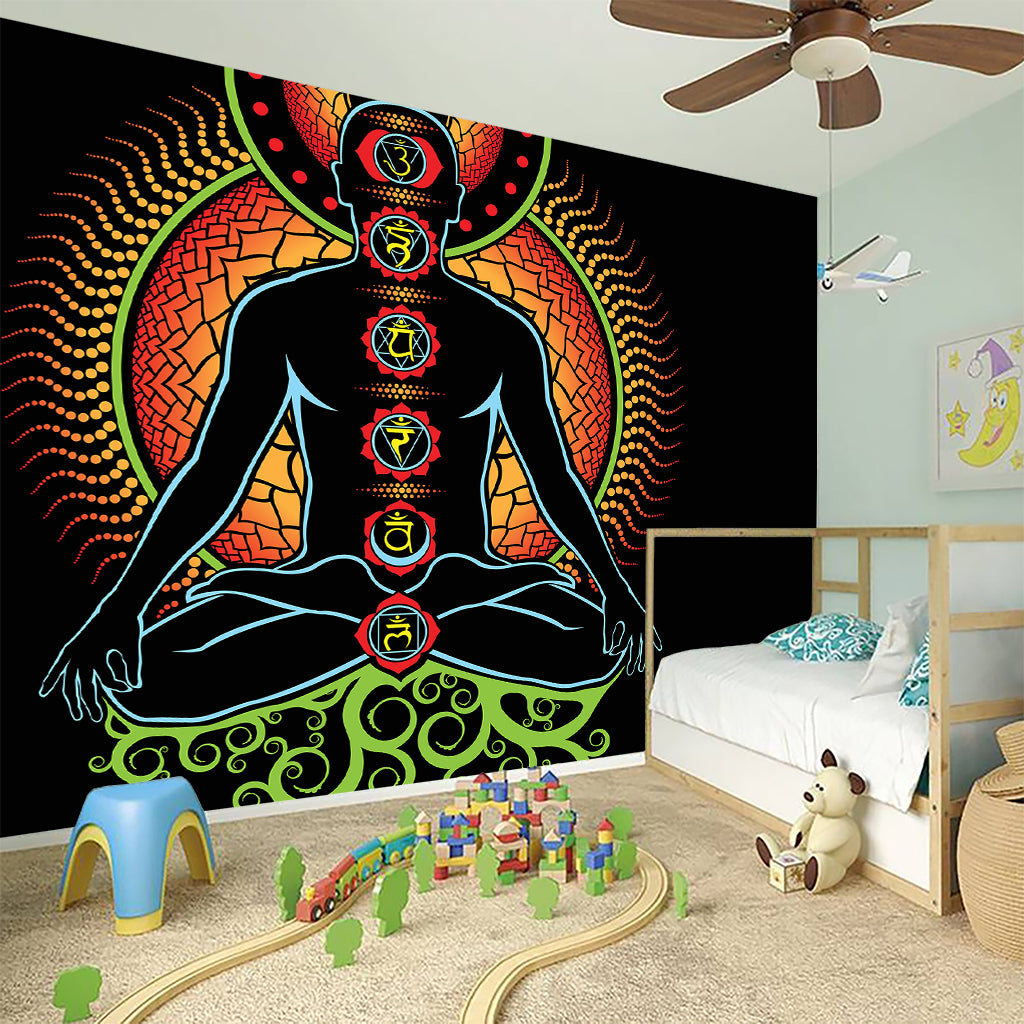 The Seven Chakras Print Wall Sticker