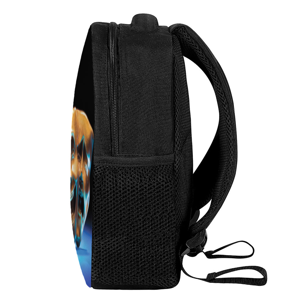 The Sock And Buskin Theatre Masks Print Casual Backpack