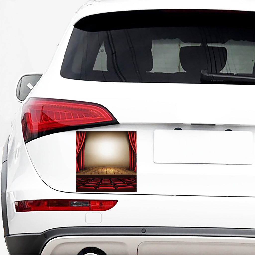 Theater Stage Print Car Sticker