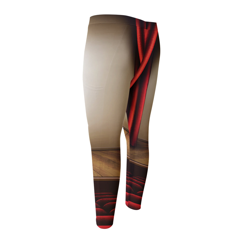 Theater Stage Print Men's Compression Pants
