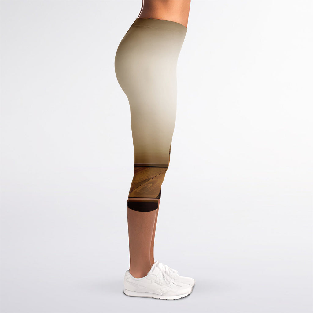 Theater Stage Print Women's Capri Leggings