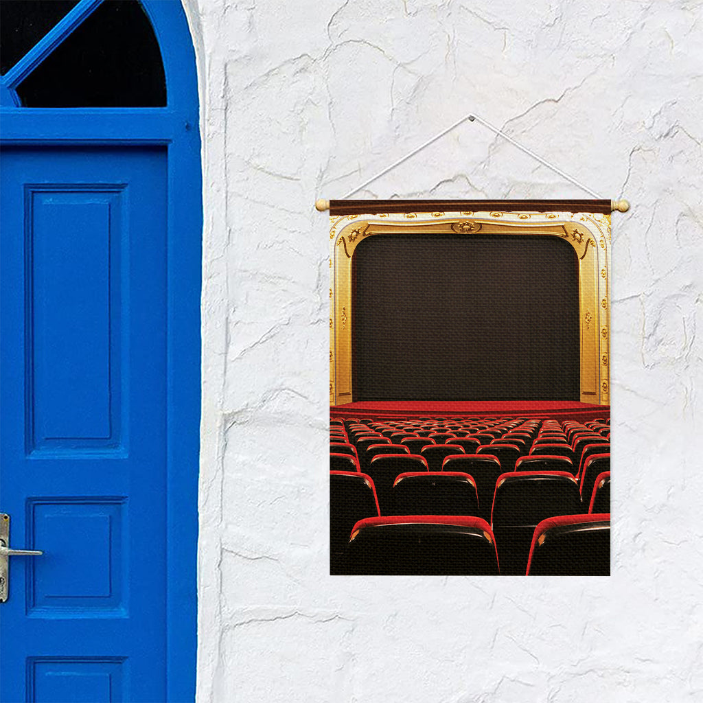 Theatre Stage Print Garden Flag