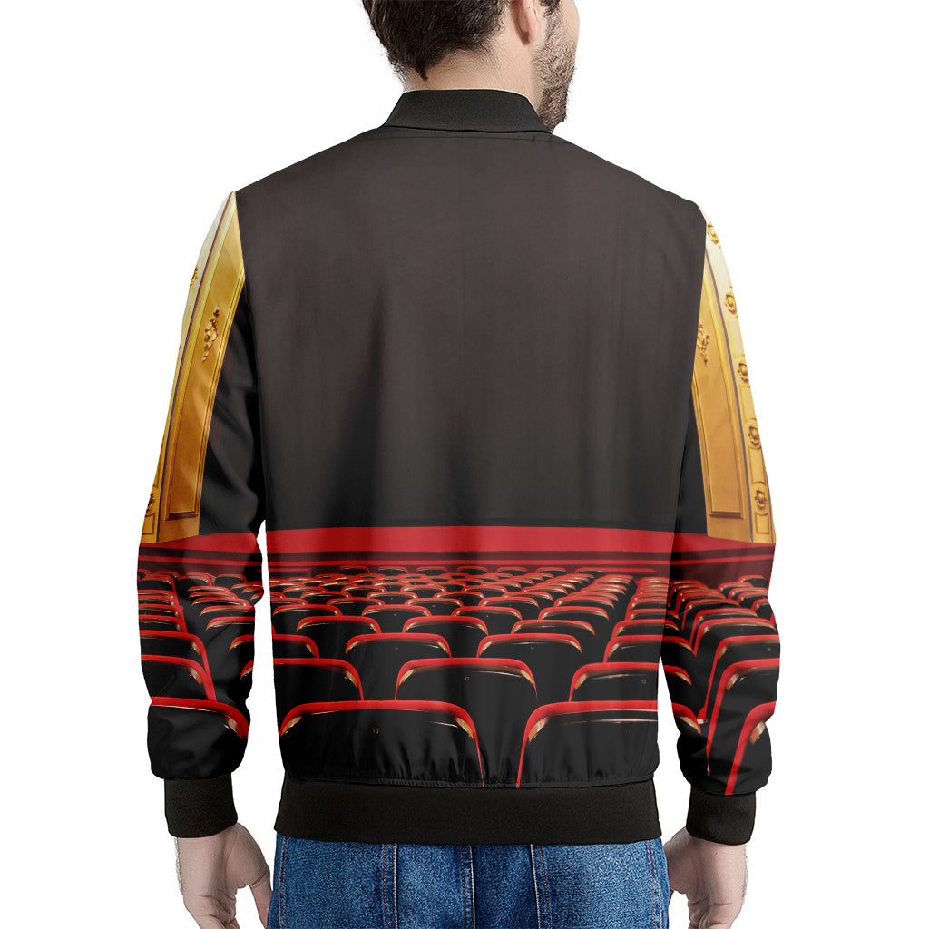 Theatre Stage Print Men's Bomber Jacket
