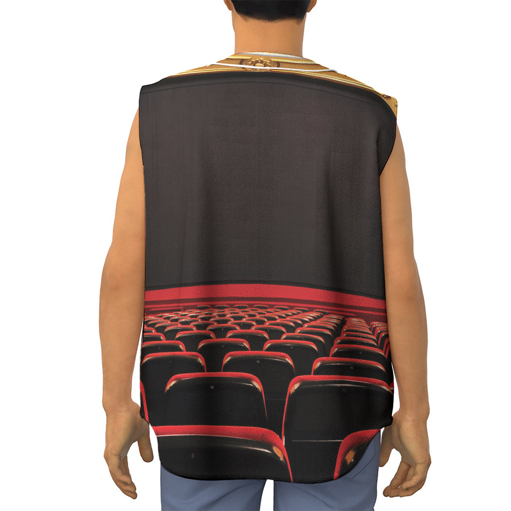 Theatre Stage Print Sleeveless Baseball Jersey