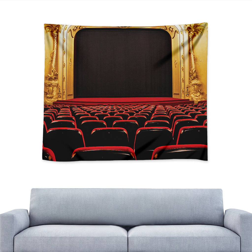 Theatre Stage Print Tapestry