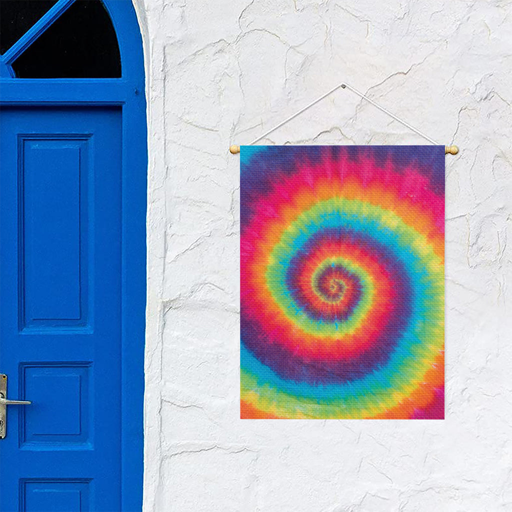 Tie Dye Print Garden Flag