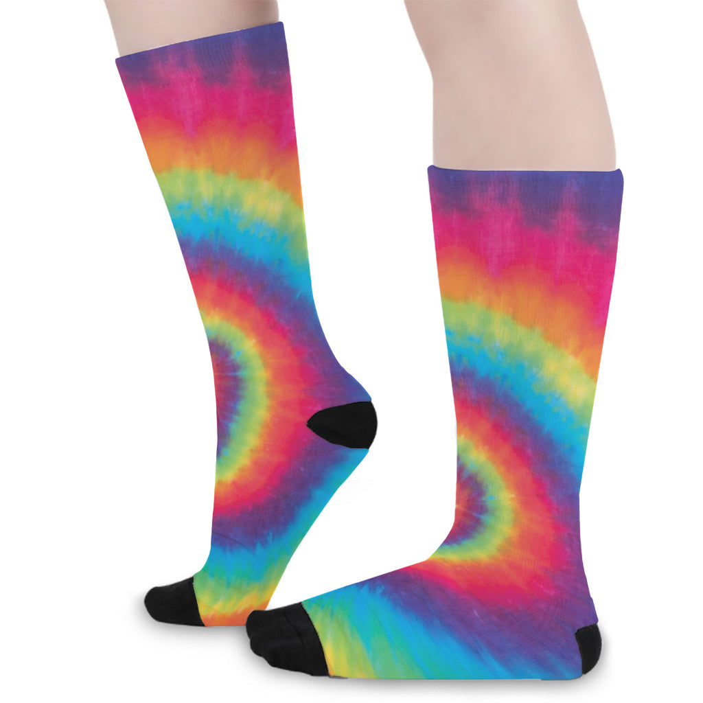 Tie Dye Print Long Socks