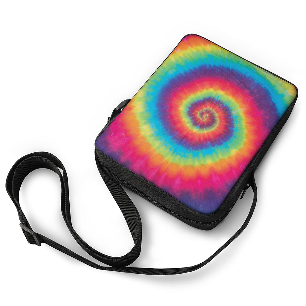 Tie Dye Print Rectangular Crossbody Bag