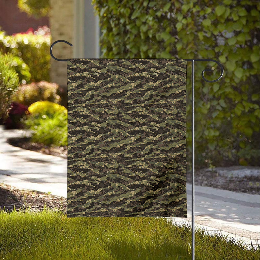Tiger Stripe Camouflage Pattern Print House Flag