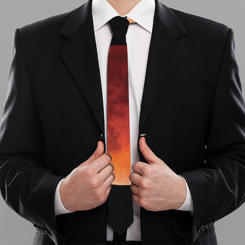 Total Lunar Eclipse Print Necktie