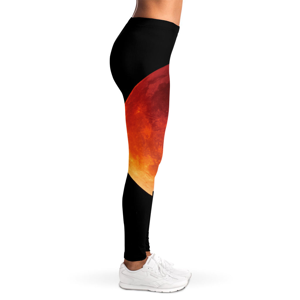 Total Lunar Eclipse Print Women's Leggings