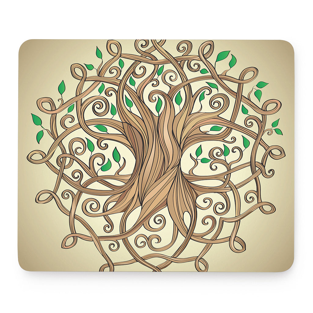 Tree Of Life Celtic Symbol Print Mouse Pad