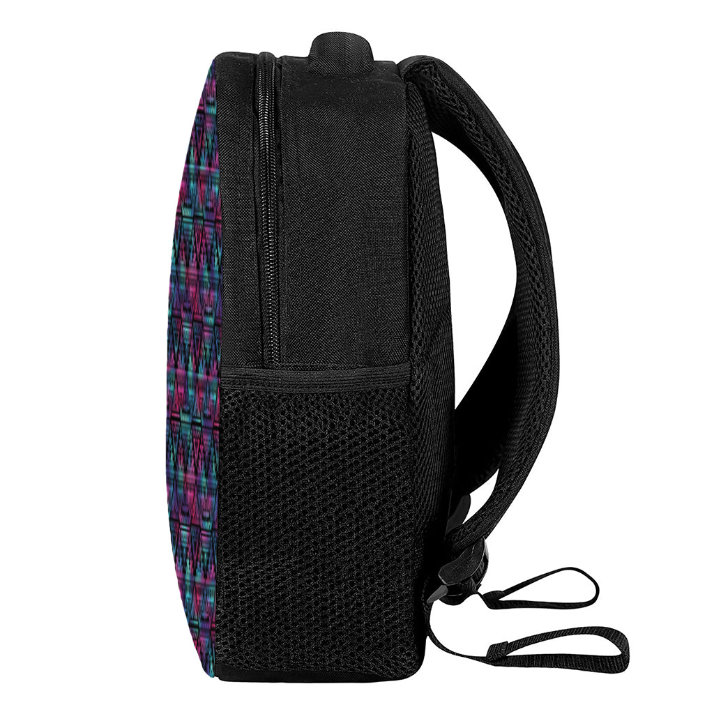 Triangle Ethnic Navajo Pattern Print Casual Backpack