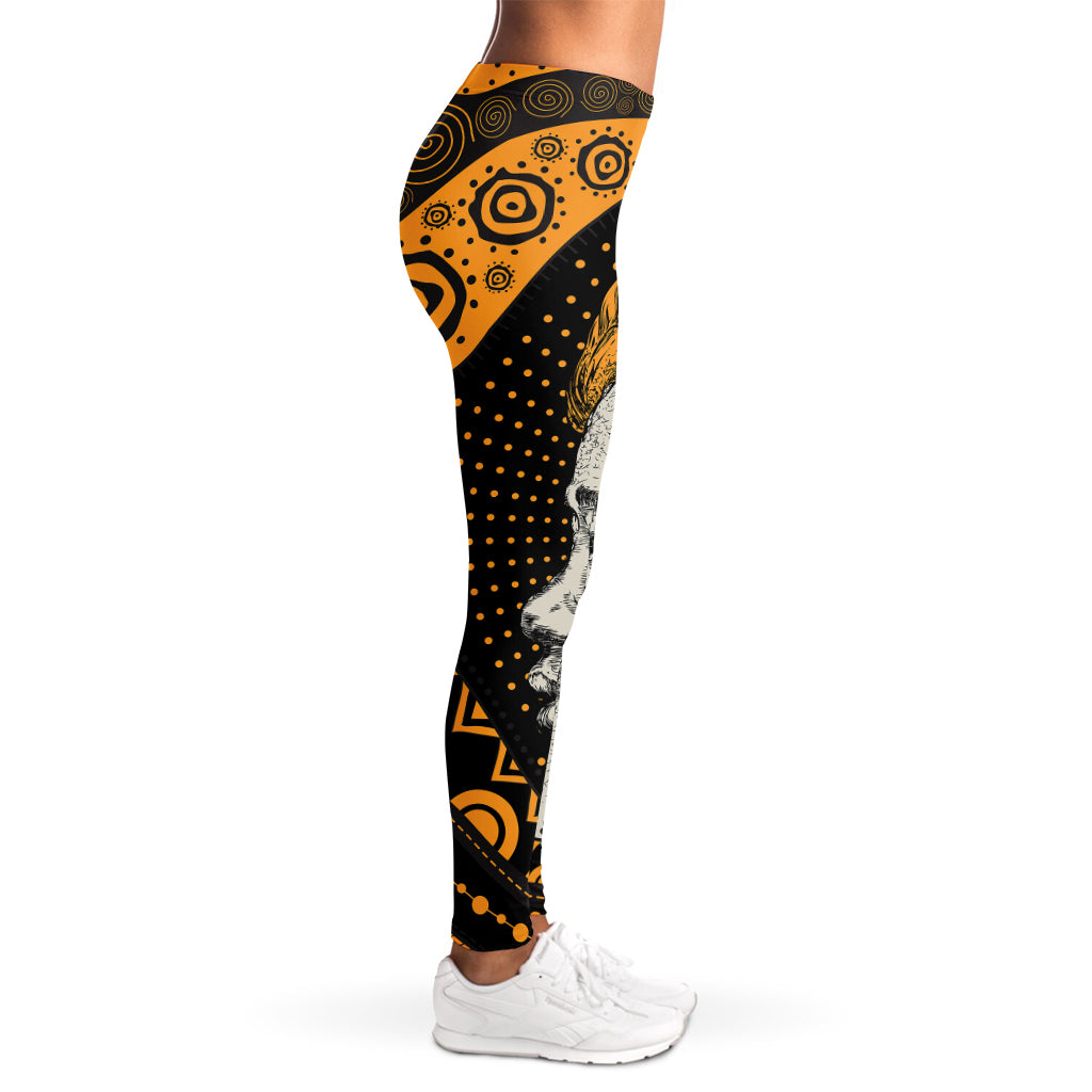 Tribal African Girl Print Women's Leggings