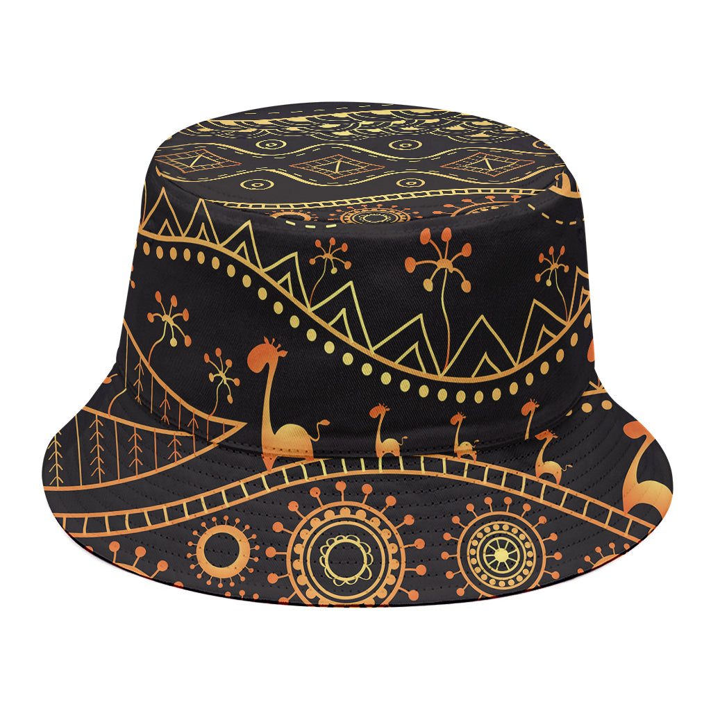 Tribal Ethnic African Pattern Print Bucket Hat