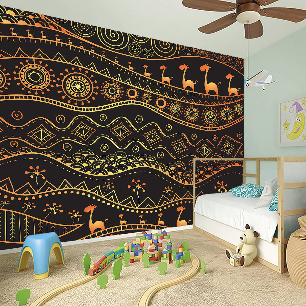 Tribal Ethnic African Pattern Print Wall Sticker
