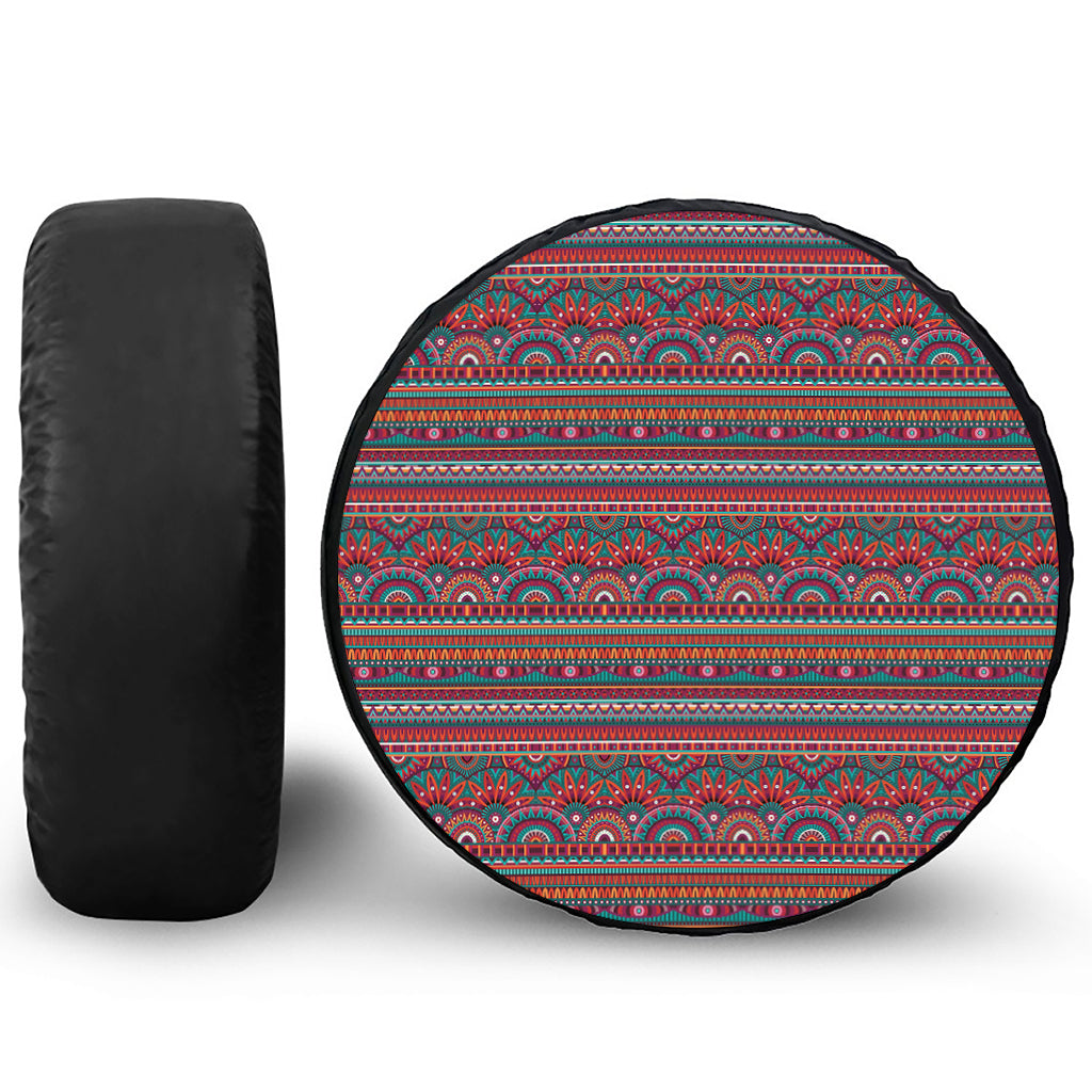 Tribal Ethnic Pattern Print Tire Cover