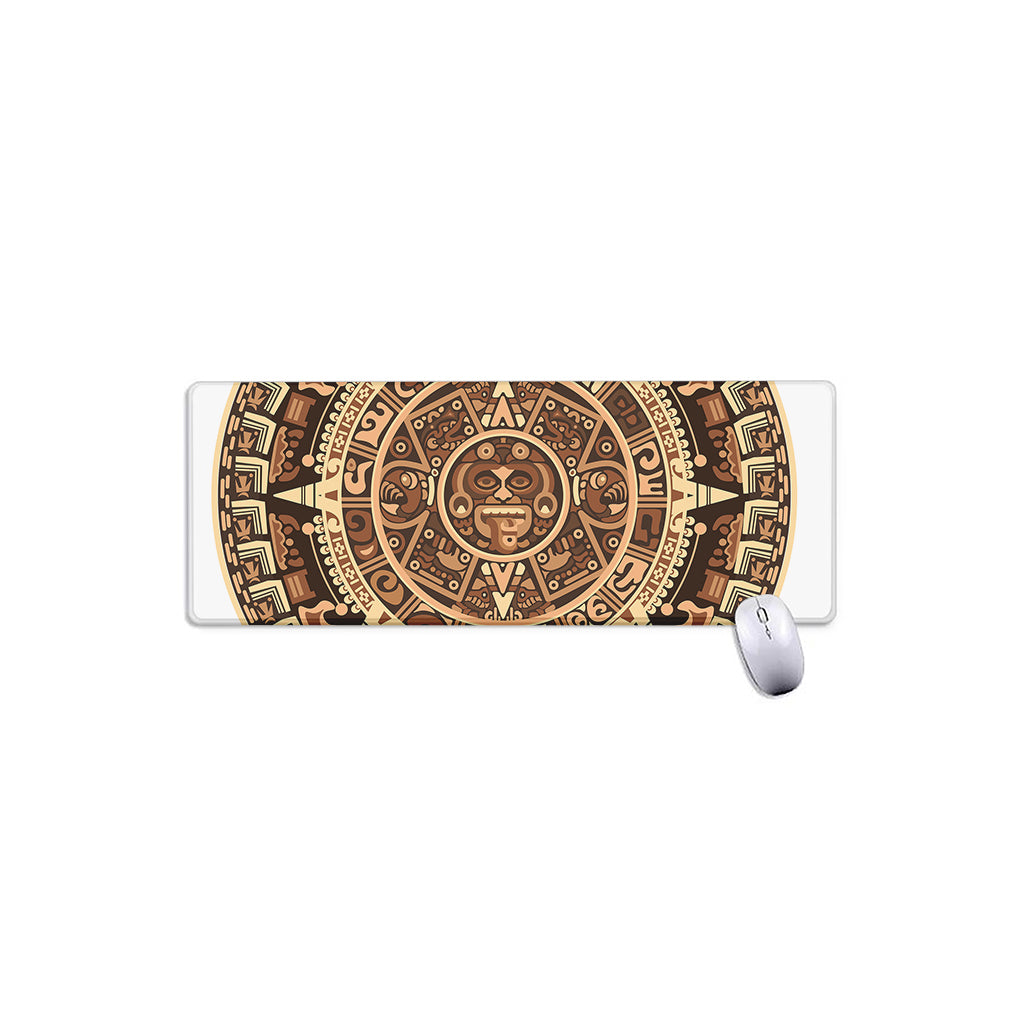 Tribal Maya Calendar Print Extended Mouse Pad