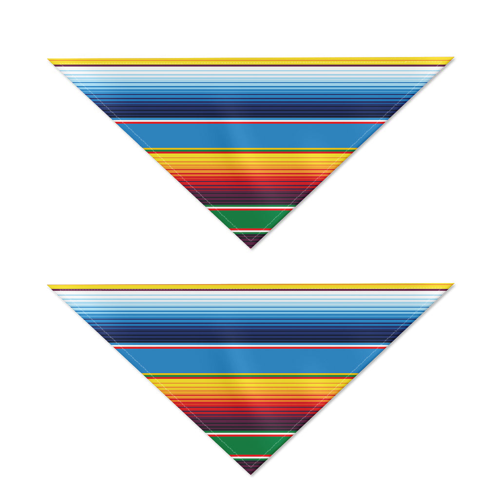 Tribal Mexican Blanket Stripe Print Dog Bandana