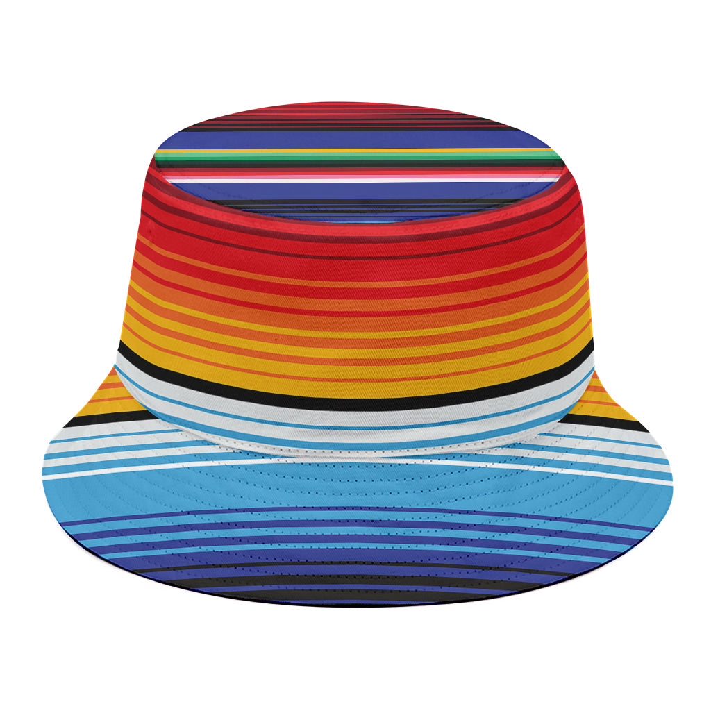 Tribal Mexican Serape Pattern Print Bucket Hat