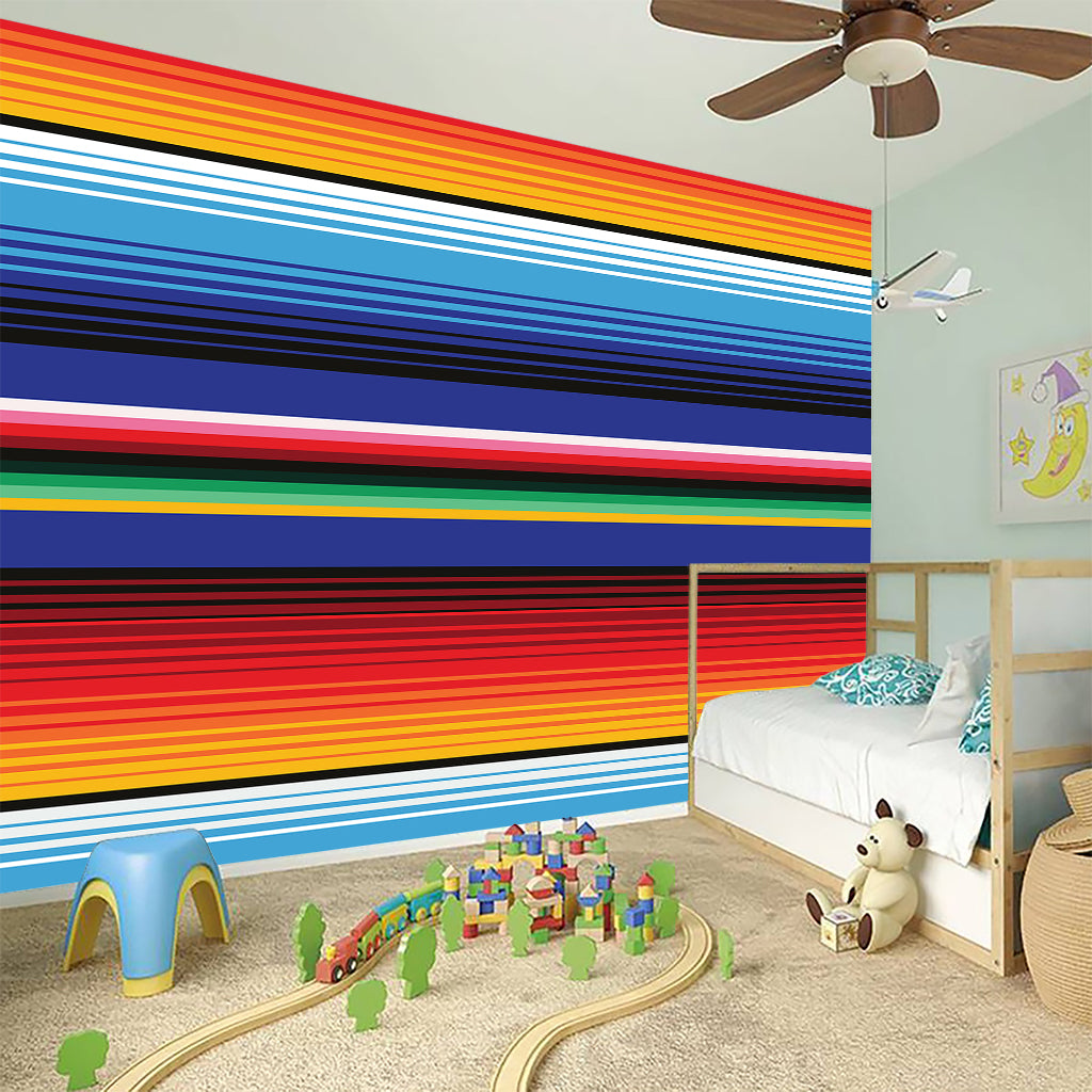 Tribal Mexican Serape Pattern Print Wall Sticker