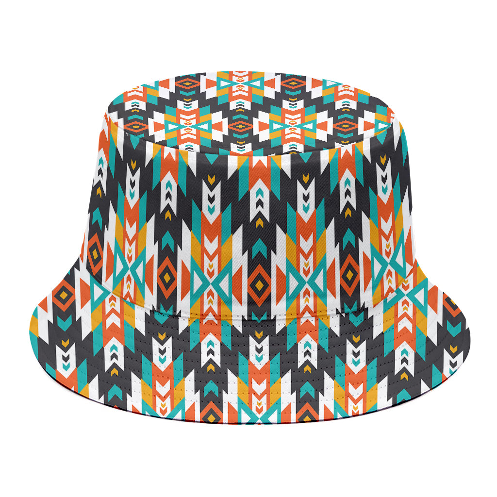 Tribal Native American Pattern Print Bucket Hat