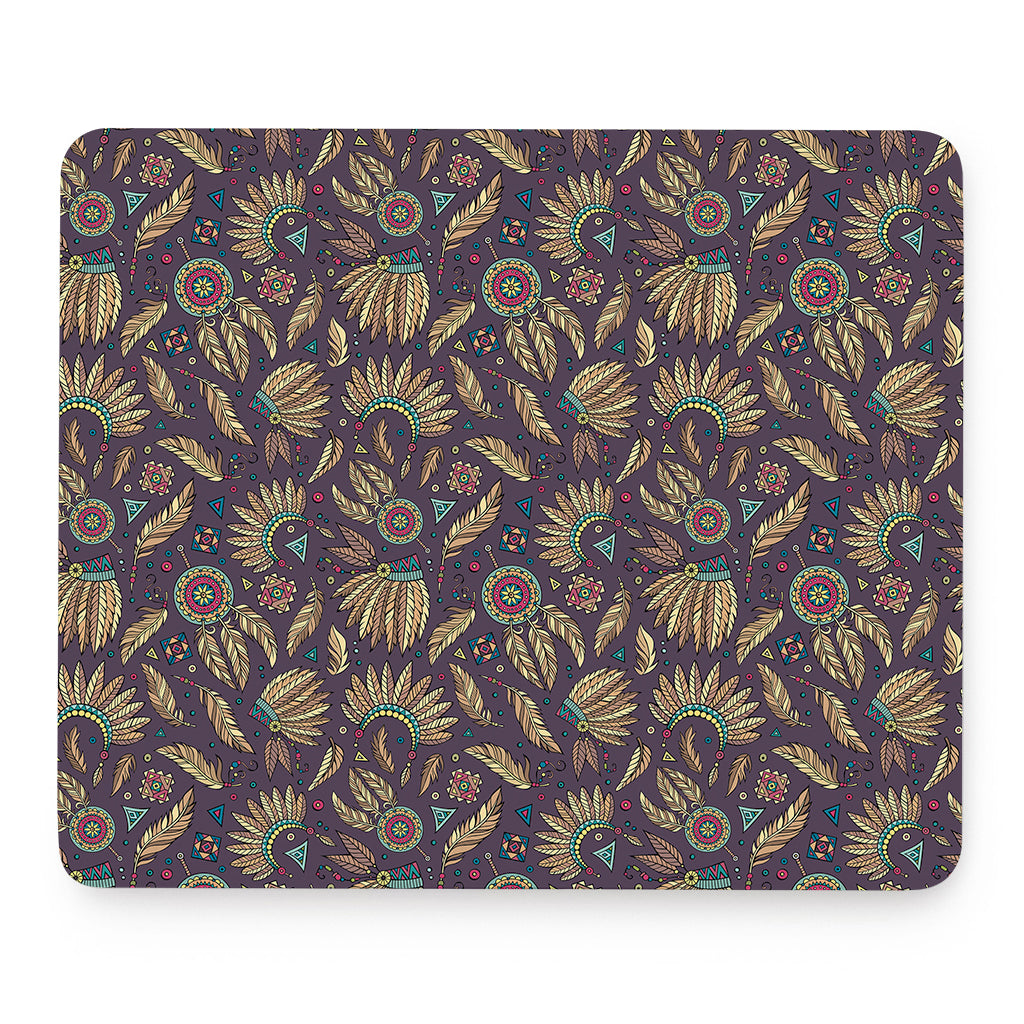 Tribal Native Indian Pattern Print Mouse Pad