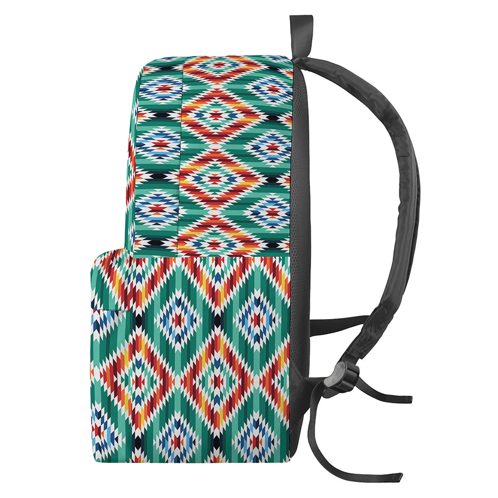 Tribal Navajo Pattern Print Backpack