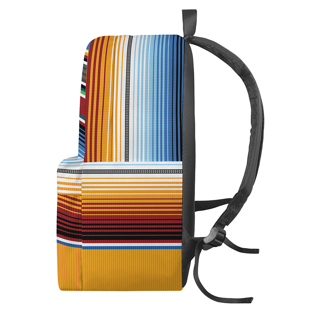 Tribal Serape Blanket Pattern Print Backpack