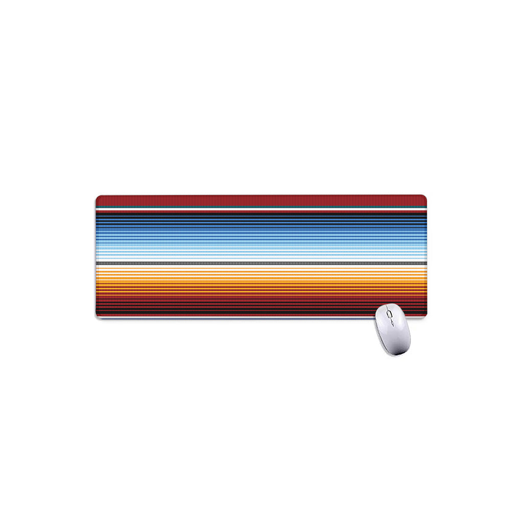 Tribal Serape Blanket Pattern Print Extended Mouse Pad