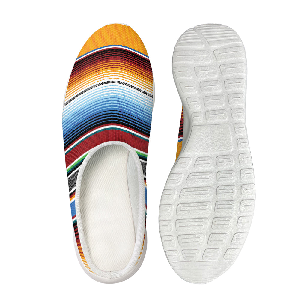 Tribal Serape Blanket Pattern Print Mesh Casual Shoes