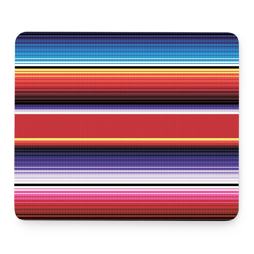 Tribal Serape Blanket Stripe Print Mouse Pad