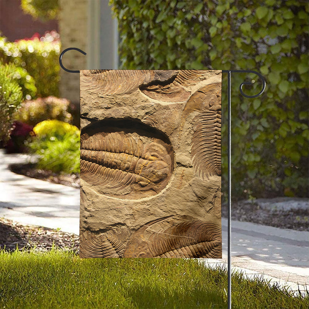 Trilobite Fossil Print House Flag