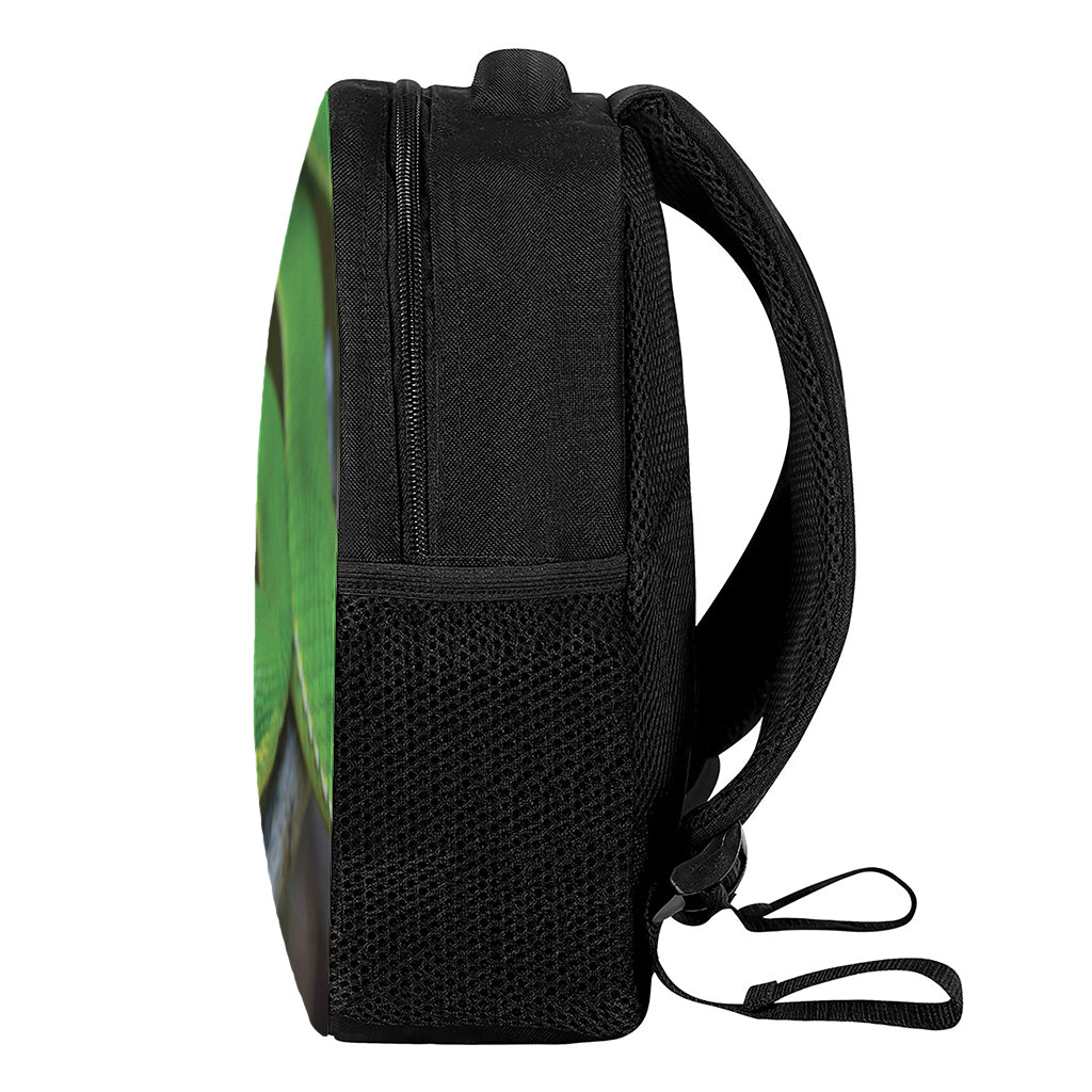 Trimeresurus Albolabris Snake Print Casual Backpack