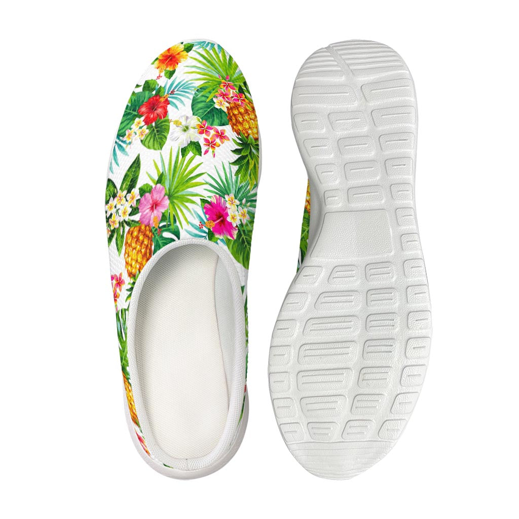 Tropical Aloha Pineapple Pattern Print Mesh Casual Shoes