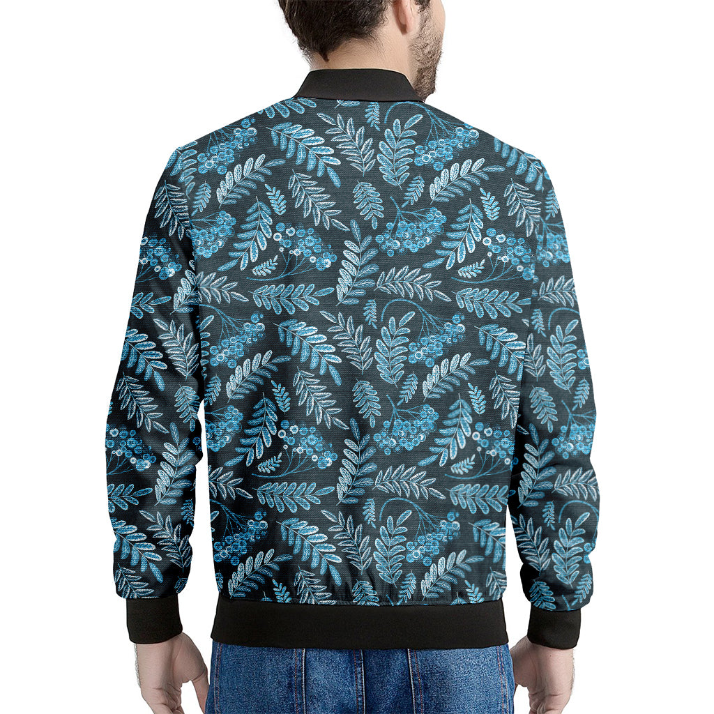 Tropical Denim Jeans Pattern Print Men's Bomber Jacket