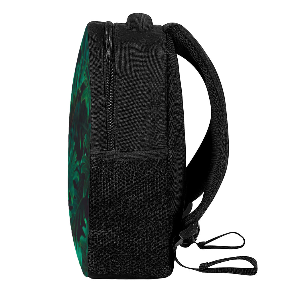 Tropical Fern Leaf Print Casual Backpack