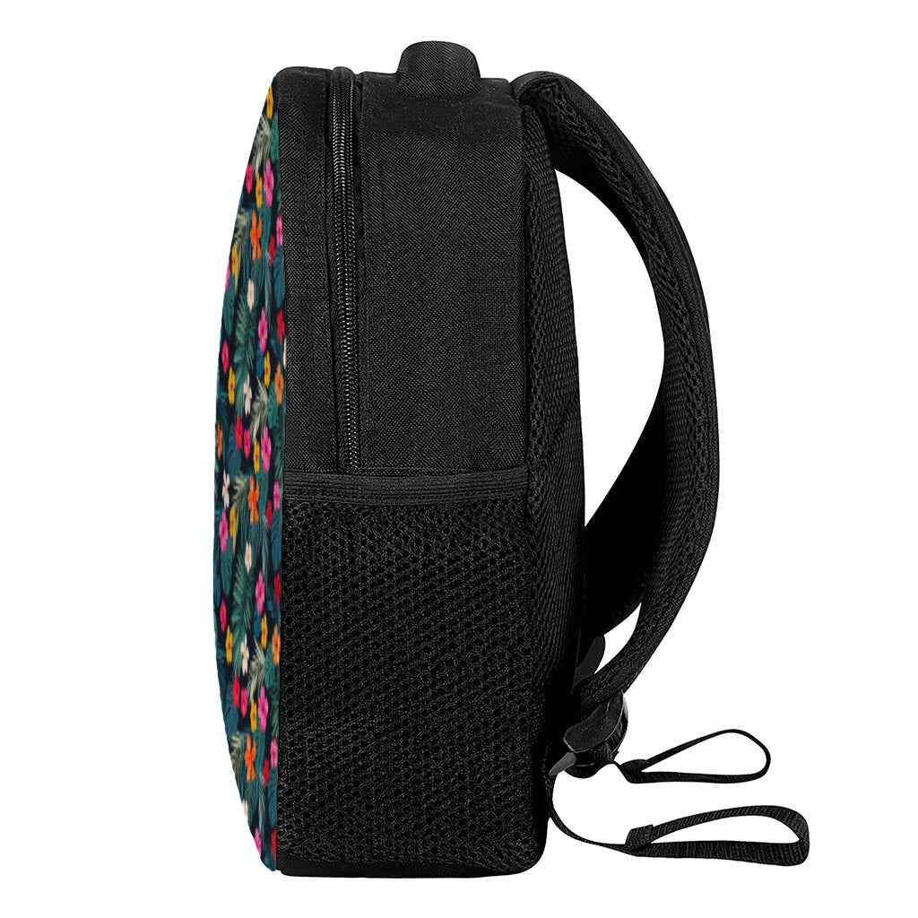 Tropical Flowers Hawaii Pattern Print Casual Backpack